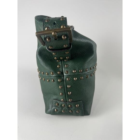 BCBGMaxAzria Green Studded Shoulder Bag - Picture 6 of 13